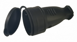 Разъем штепсельный с/з каучук 16А 250В IP44 TANGO