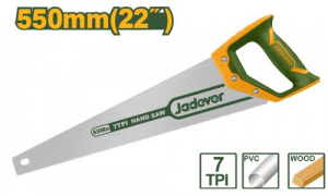 Ножовка по дереву 550мм пласт.ручка JADEVER JDHW1122