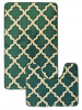  Набор ковриков  д/ванной AQUADOMER Фиеста 50*80/50*40 (2шт) Green F001 (зеленый) 1/50