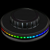  Лампа светодиодная с круговой проекцией DISCO, RGB, 5Вт, 1м, REV