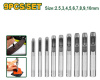 Набор просечек 2.5,3,4,5,6,7,8,9,10мм(9шт) JADEVER JDCC7509