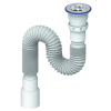 Сифон ЮНИКОРН гофрированный 1 1/2"*40/50  800мм (D220) (80шт)