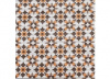  Коврик мерный ПВХ 0,65*15м "Преображение" оранжево-коричневый/7089-215PT-orange-brown