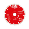 Диск алмазный сегментный 230*22,2мм д/бетона, кирпича, гранита /ELITECH 