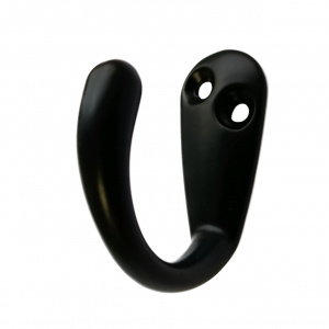 Крючок 1 рожк. DMZ-31304 (черный) Trodos