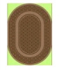  Коврик циновка на резине 0,6*1,1 овал/sz5338/a2о/35 1/1