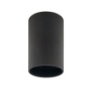 Светильник накладной потолочный CAST 83 BLACK, алюминиевое литье, круглый, GU10, черный, ø55x100мм
