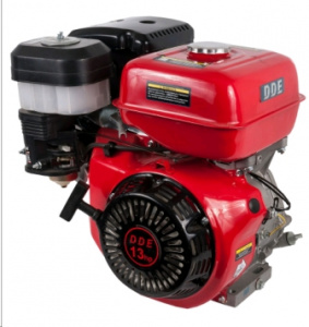 Двигатель бензиновый четырехтактный DDE 188F-S25G (25.0мм, 13.0л.с., 389 куб.см., фильтр-картридж, датчик уровня масла, генерирующая катушка 80W)