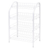 Подставка для обуви(обувница) 4-х полочная 46*28*70 см (Матовый белый) /1