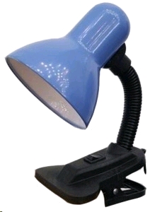Светильник настольный прищепка DL-2- 60W E27 синий Включай