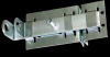 Задвижка дверная ЗД-04 (163/104мм) полимер МЕДЬ (плоская под навесн.замок) /Кунгур (1шт/10шт)