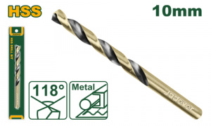 Сверло по металлу 10,0мм HSS JADEVER JDTD1K10/220