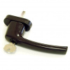 Ручка для пластиковых окон с ключом, штифт 35мм. корич. WH008/B/key