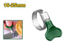  Хомут ф 16-25мм БАБОЧКА ПЛАСТ. РУЧКА  8мм /50шт пак JADEVER JDHU3904/1600