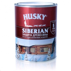 Антисептик HUSKY SIBERIAN дуб 2,7л УЦЕНКА полуматовый /3/Декарт