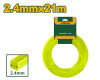Леска для триммера Квадратная 2,4мм, 21м JADEVER JDNG2120/120