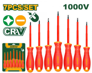Набор отверток  7шт диэлектрических  JADEVER JDSS7407