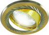 Светильник встраиваемый поворотный СВ 02-02 MR16 50Вт G5.3 матовое золото/никель TDM