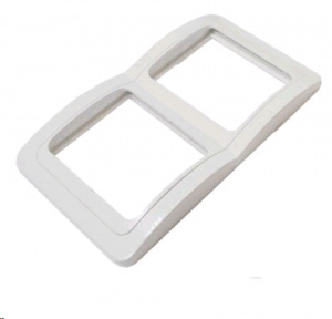 Рамка 2-ая вертикальная белая/Валдай/TDM