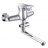 Смеситель д/ванны  LOLIS/TUNY длинный излив однорычажный картридж 40мм (шл/лейка)/12 E2114 