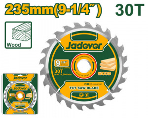 Диск пильный по дереву 235*30мм 30 зубов  JADEVER JDTC1K06