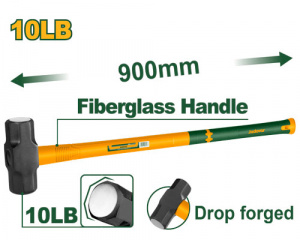 Кувалда 4,54кг фиберглас.ручка JADEVER JDHM4310