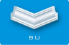 Угловой элемент U 9 (к плинтусу V-9)/4/24