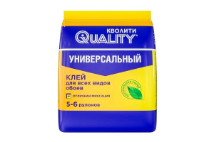 Клей обойный универсал 150г (5-6 рулонов) "Quality" /30