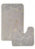  Набор ковриков д/ванной  AQUADOMER Gold Золото 50*80/50*40 Grey (Серый)/AG002