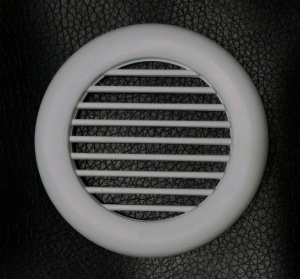 Решетка вентил. круглая пласт.  D68/50мм ЭМ2 (200шт)