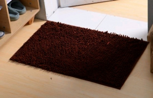  Коврик д/ванной Макароны 60*100см Шоколад