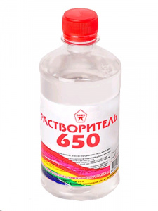 Растворитель 650  0,5л  ПЭТ бутылка /Дзержинск/25шт.