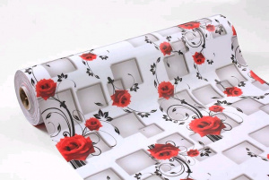  Клеенка силиконовая 1,0м*20м НЕПРОЗРАЧНАЯ (термостойкая) /T4303