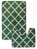  Набор ковриков  д/ванной AQUADOMER FIESTA 50*80/50*40 (2шт) Green F001 (зеленый) 1/50