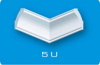 Угловой элемент U 5 (к плинтусу V-5)/4/20
