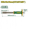 Зубило плоское с протектором 19*16*305мм JADEVER JDCC2311