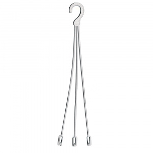 Подвес усы для кашпо Белые 48см. Беларусь