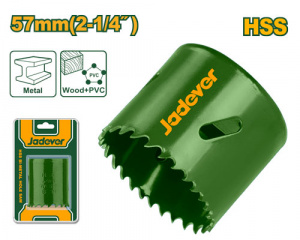 Коронка биметаллическая по металлу 57мм HSS JADEVER JDKJ1457/50