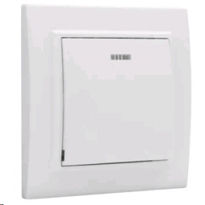 Выключатель 1-кл С/У белый инд. 10А Минск/EKF