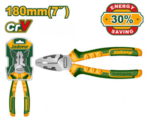 Плоскогубцы 180мм комбинированные с увеличенным рыжагом JADEVER JDPL1717/36