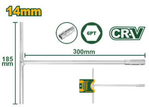 Торцевой Т-образный ключ 14 мм JADEVER JDTH1114