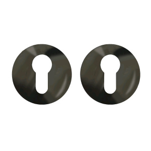 Накладка на цилиндр Trodos "ET", круг 03, черный никель