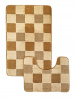  Набор ковриков  д/ванной AQUADOMER Фиеста 60*100/50*60 (2шт) Beige F004 (бежевый) 1/50