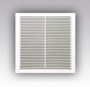 Решетка вентил. пласт. 23,4*23,4см с сеткой (60шт)