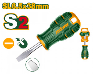 Отвертка шлицевая SL6.5  38мм S2 JADEVER JDSDA261