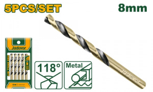 Сверло по металлу  8,0мм JADEVER JDTD89008/упак. 5шт