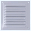 Решетка вентил. металлич. 30*30см с сеткой БЕЛЫЙ Люкс (25шт)